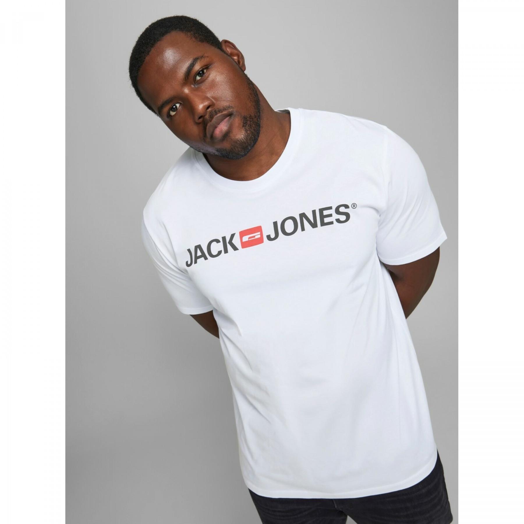 T-shirt groot Jack & Jones col ras-du-cou ecorp logo