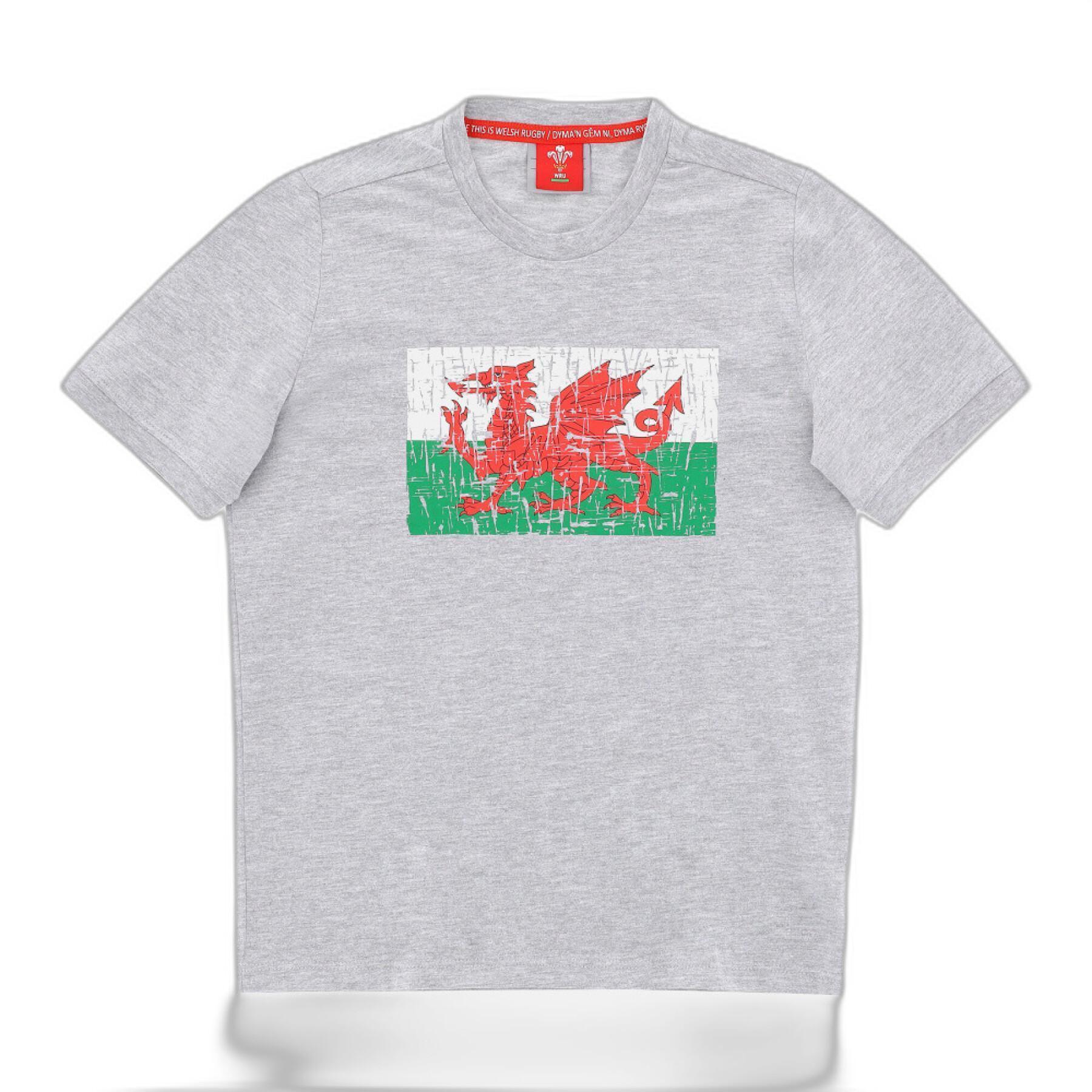 Kinder-T-shirt Pays de Galles Rugby XV 2020/21