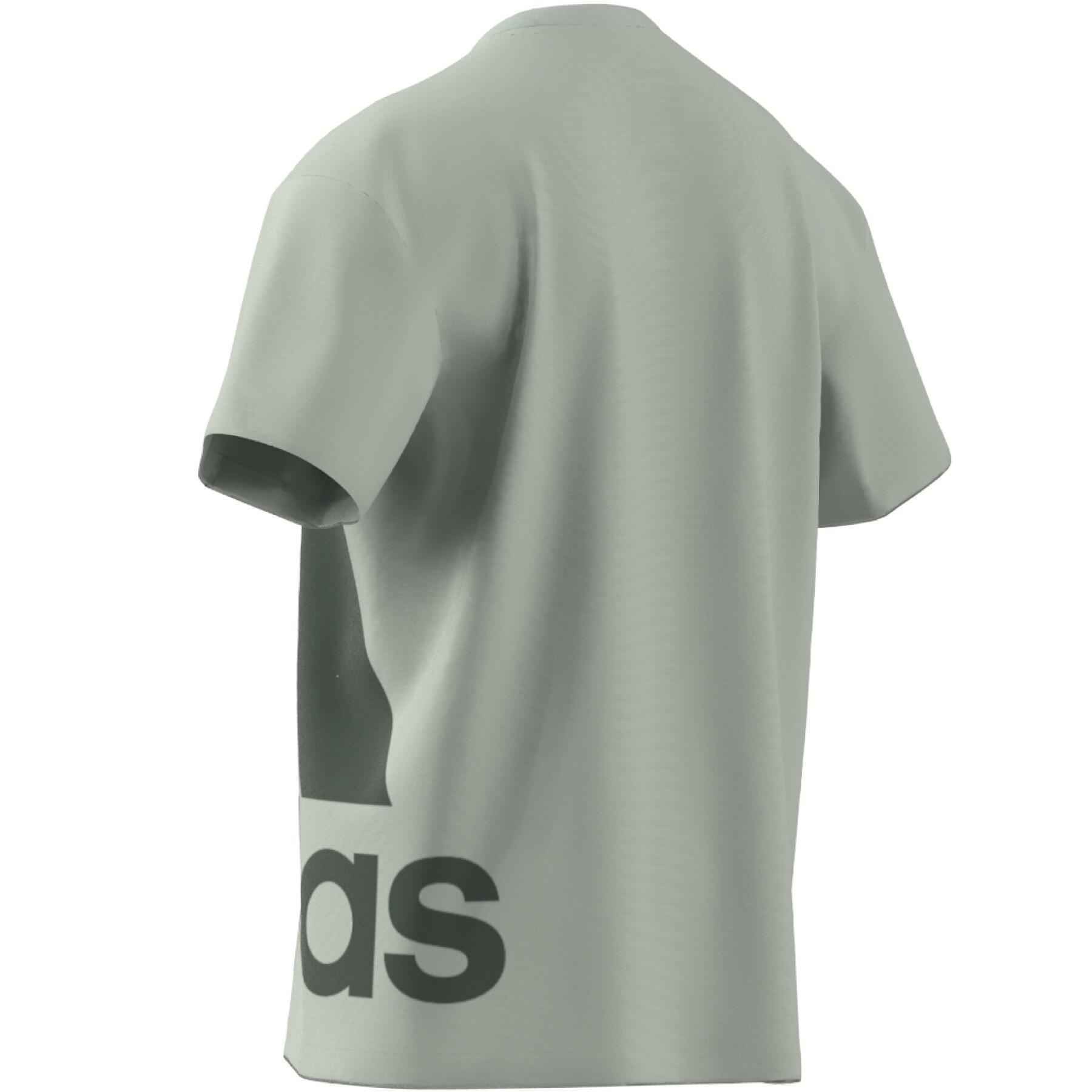 Reusachtig T-shirt met logo adidas Essentials