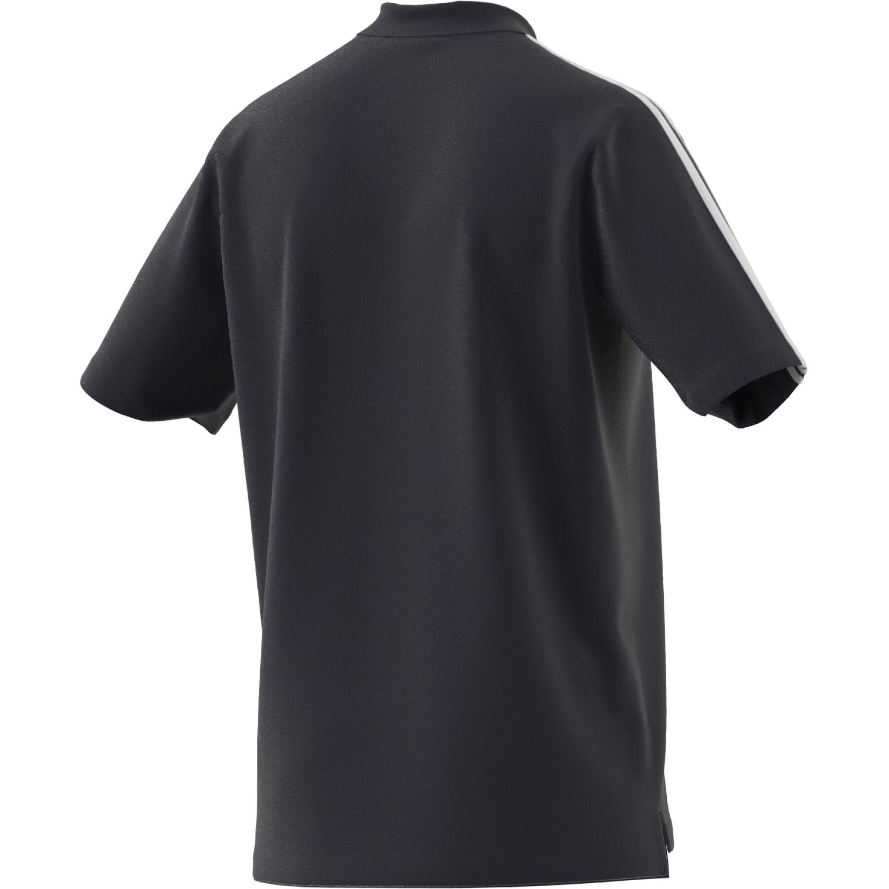 Poloshirt en klein geborduurd logo in piqué adidas Essentials 3-Stripes