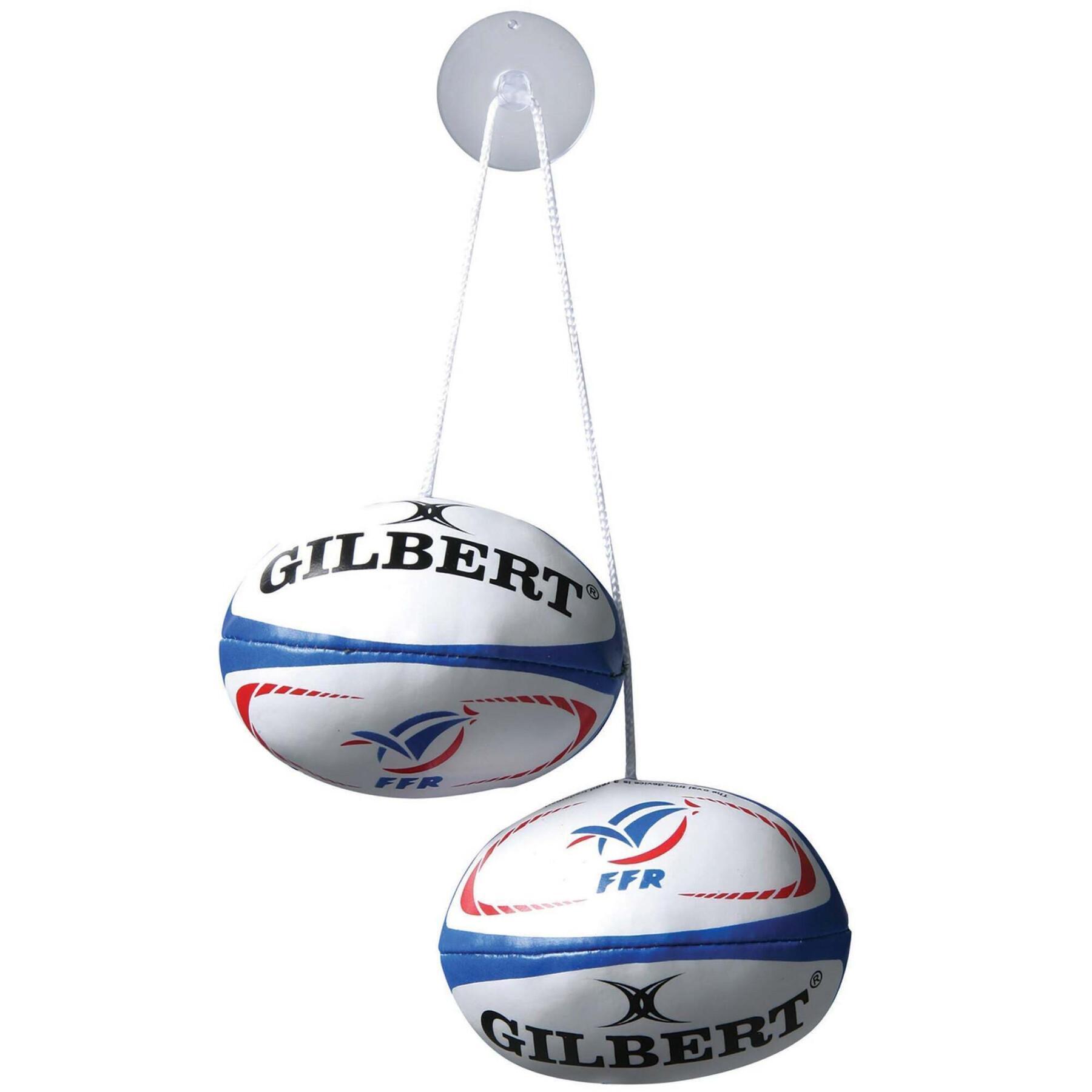 Set van 12 rugbyballen France Dangle
