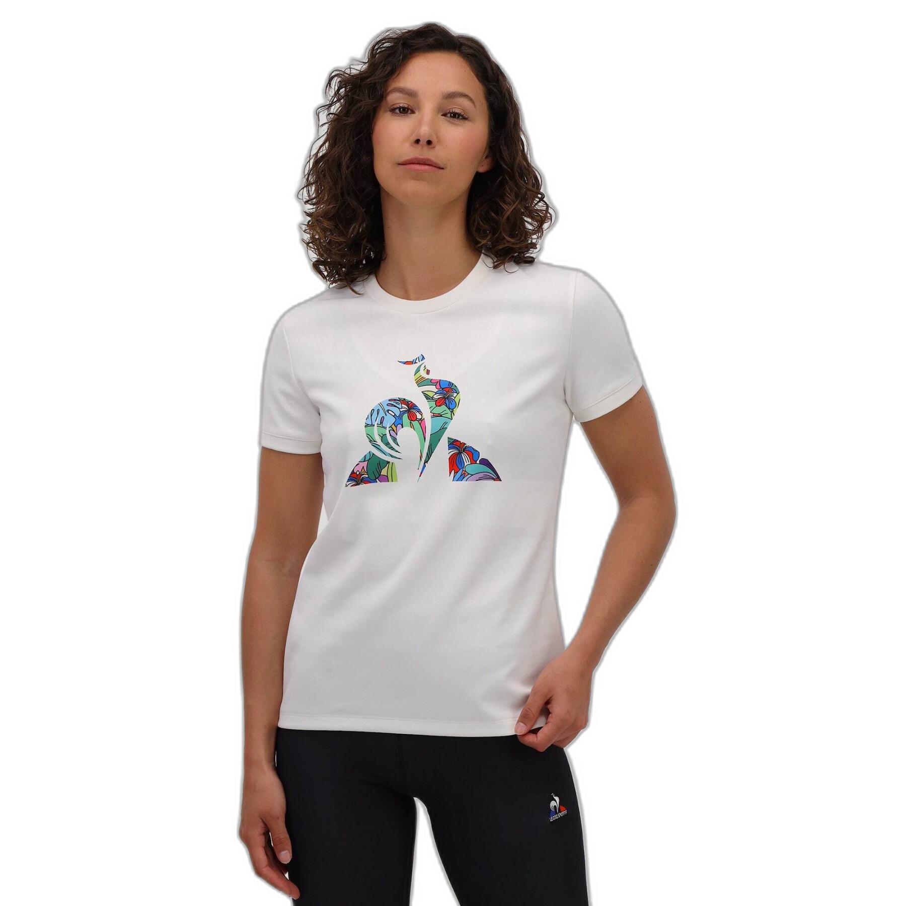 Dames-T-shirt Le Coq Sportif Leona Rose N°2