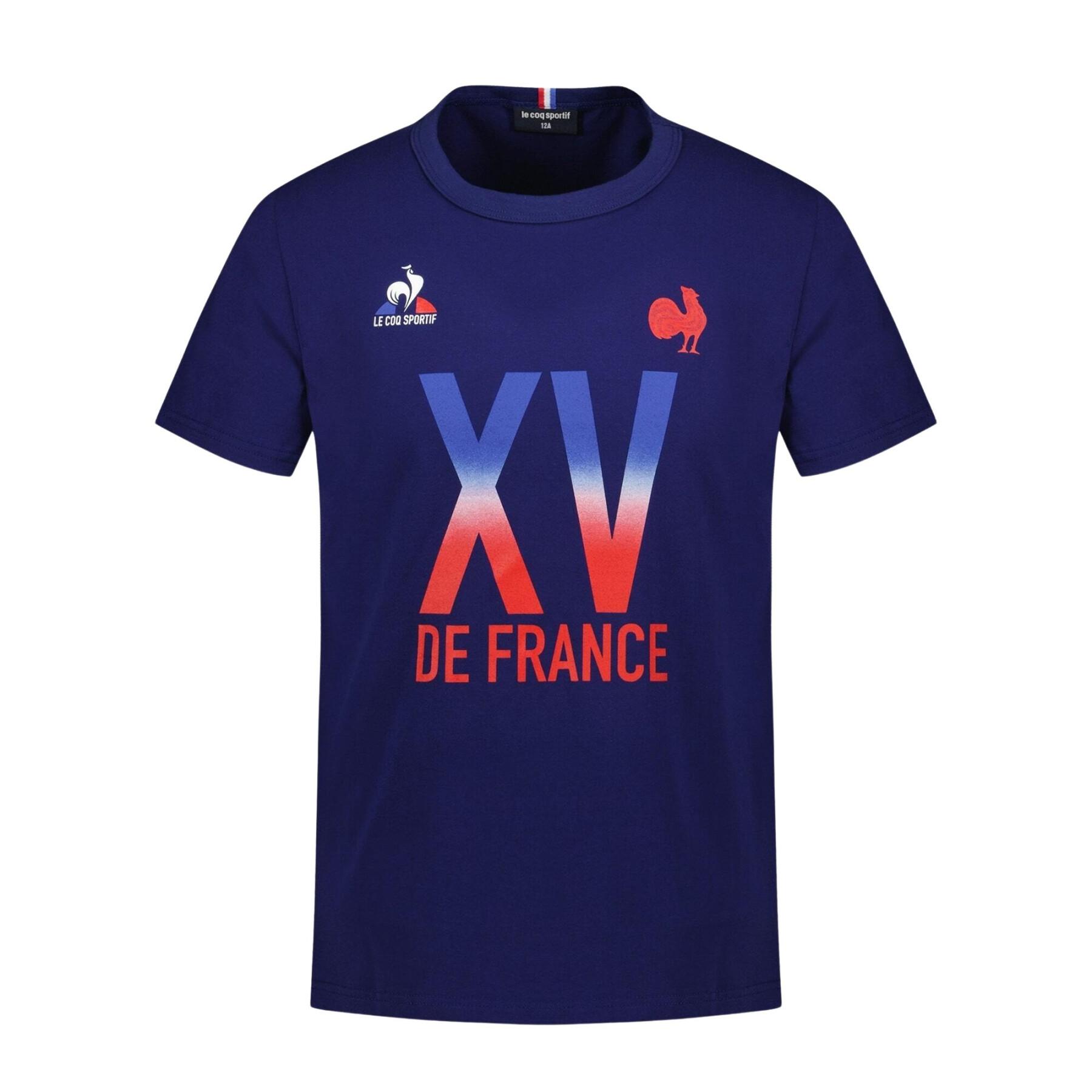 Kinder-T-shirt XV de Frankrijk Fanwear n°2 2023/24