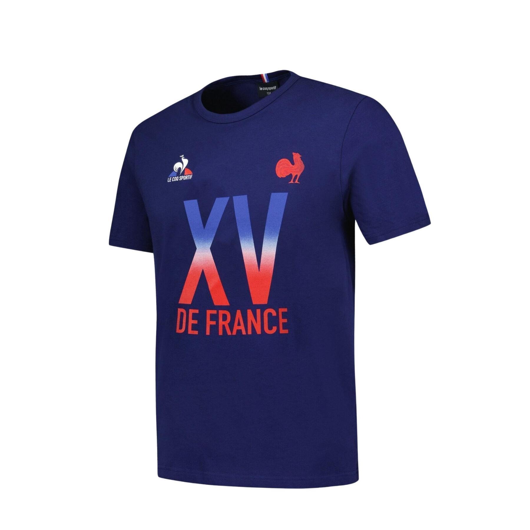 Kinder-T-shirt XV de Frankrijk Fanwear n°2 2023/24