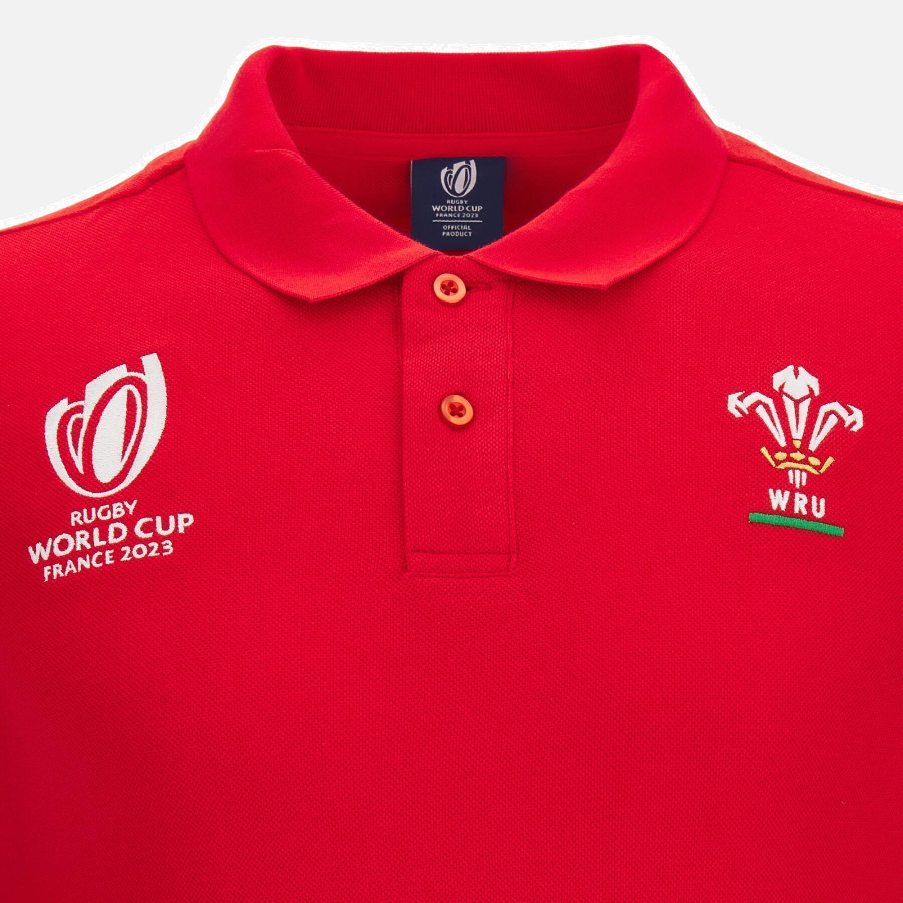 Kinderpolo Pays de Galles Rugby XV Merch RWC Country 2023