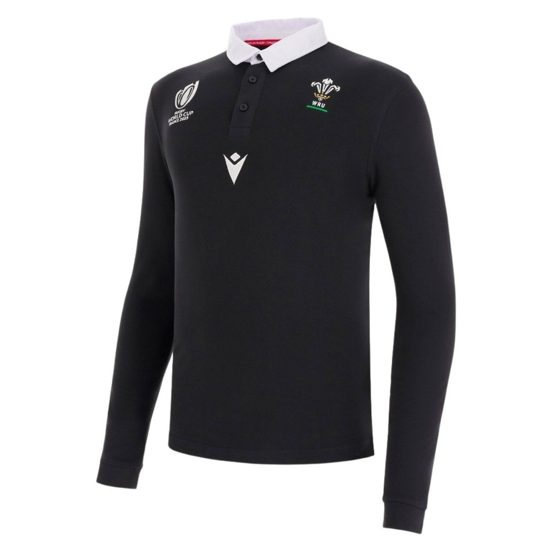 Trainingsshirt met lange mouwen Pays de Galles Rugby XV Merch CA LF RWC 2023