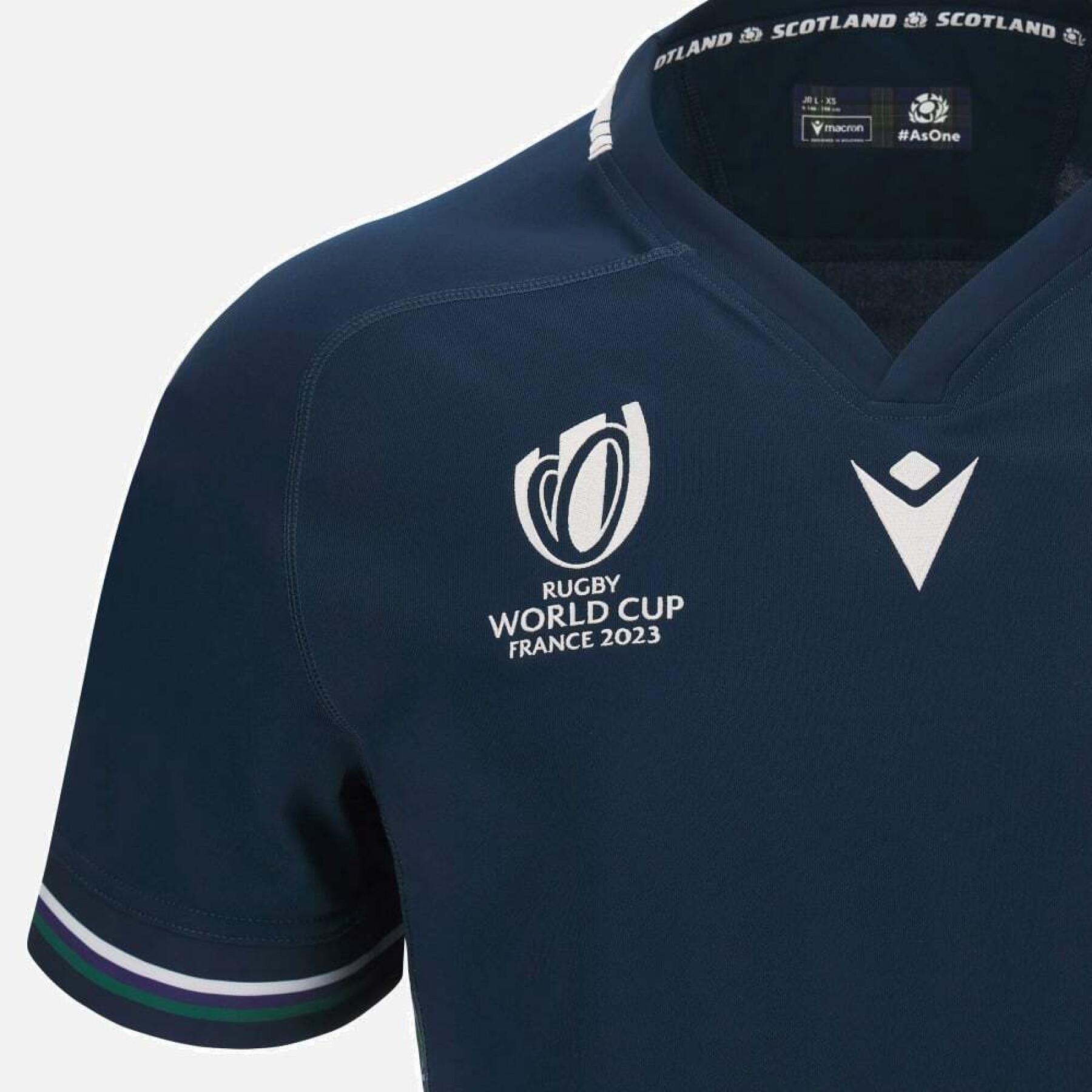 Rugby World Cup 2023 Homeshirt voor Kinderen Schotland