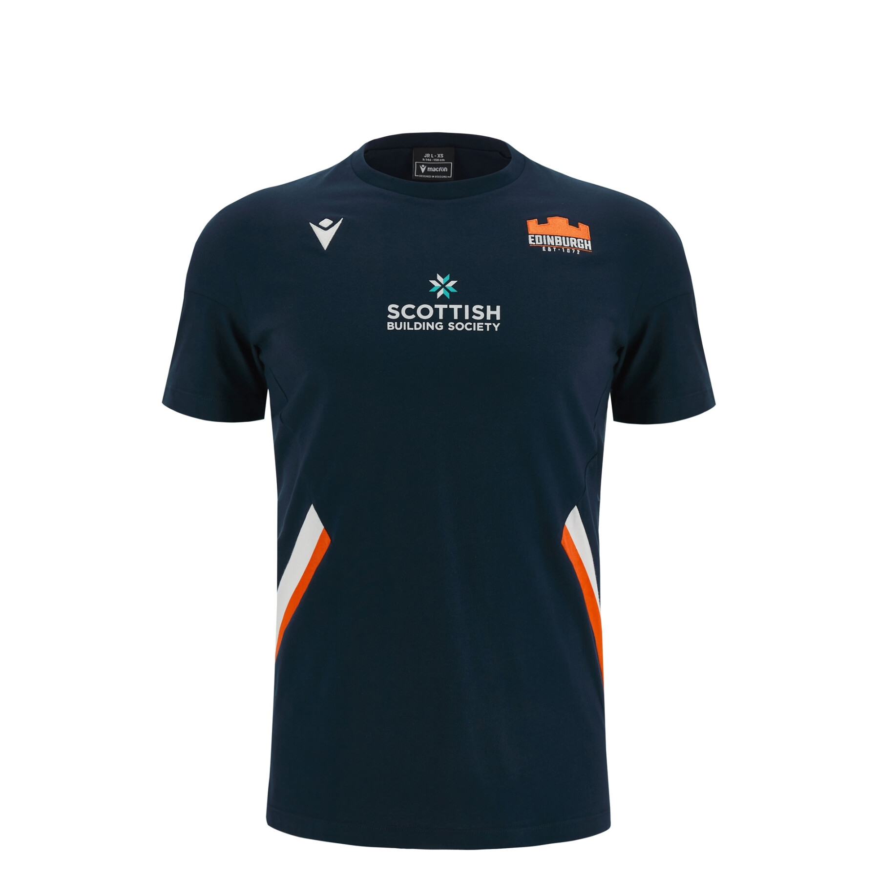 Katoenen kinder-T-shirt Édimbourg Rugby Travel 2023/24