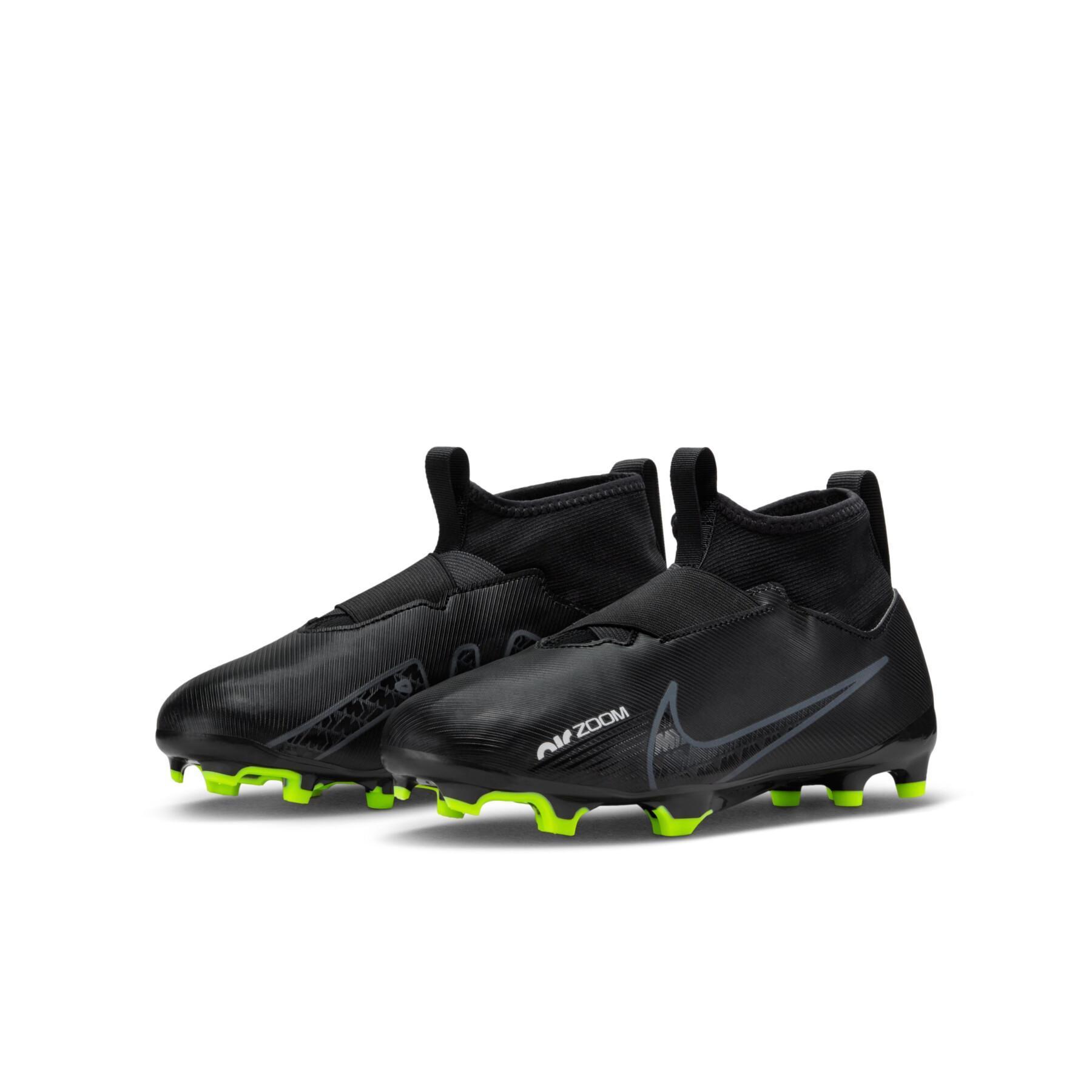 Kindervoetbalschoenen Nike Zoom Mercurial Superfly 9 Academy FG/MG - Shadow Black Pack