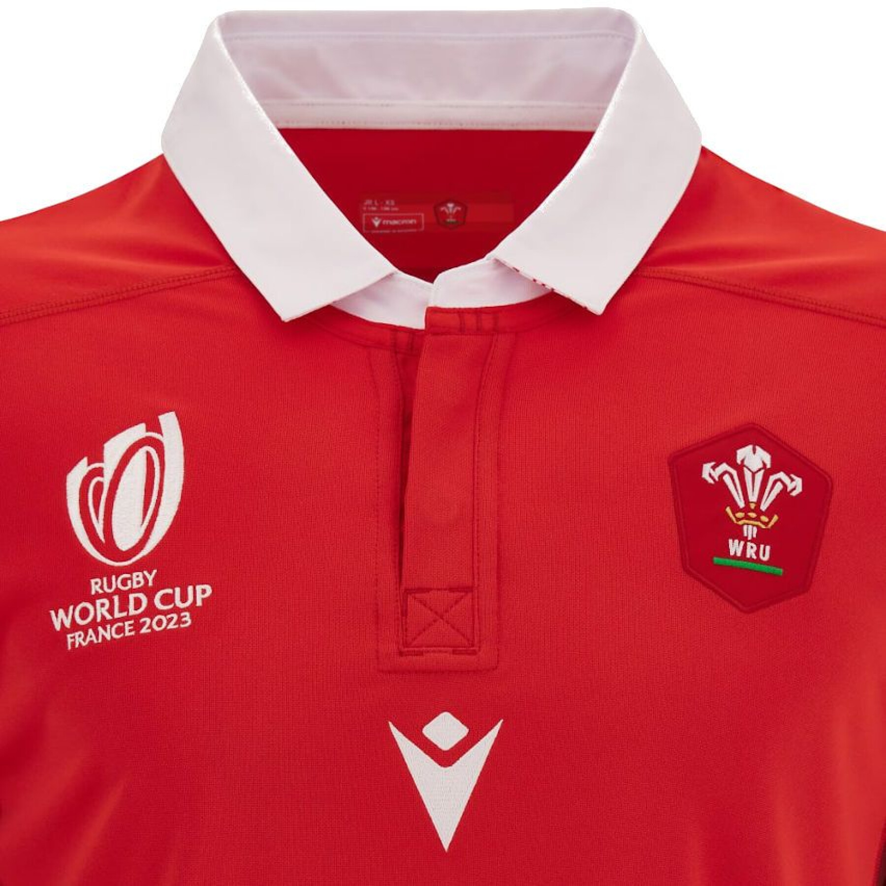 Rugby World Cup 2023 Kinder Thuisshirt Pays de Galles