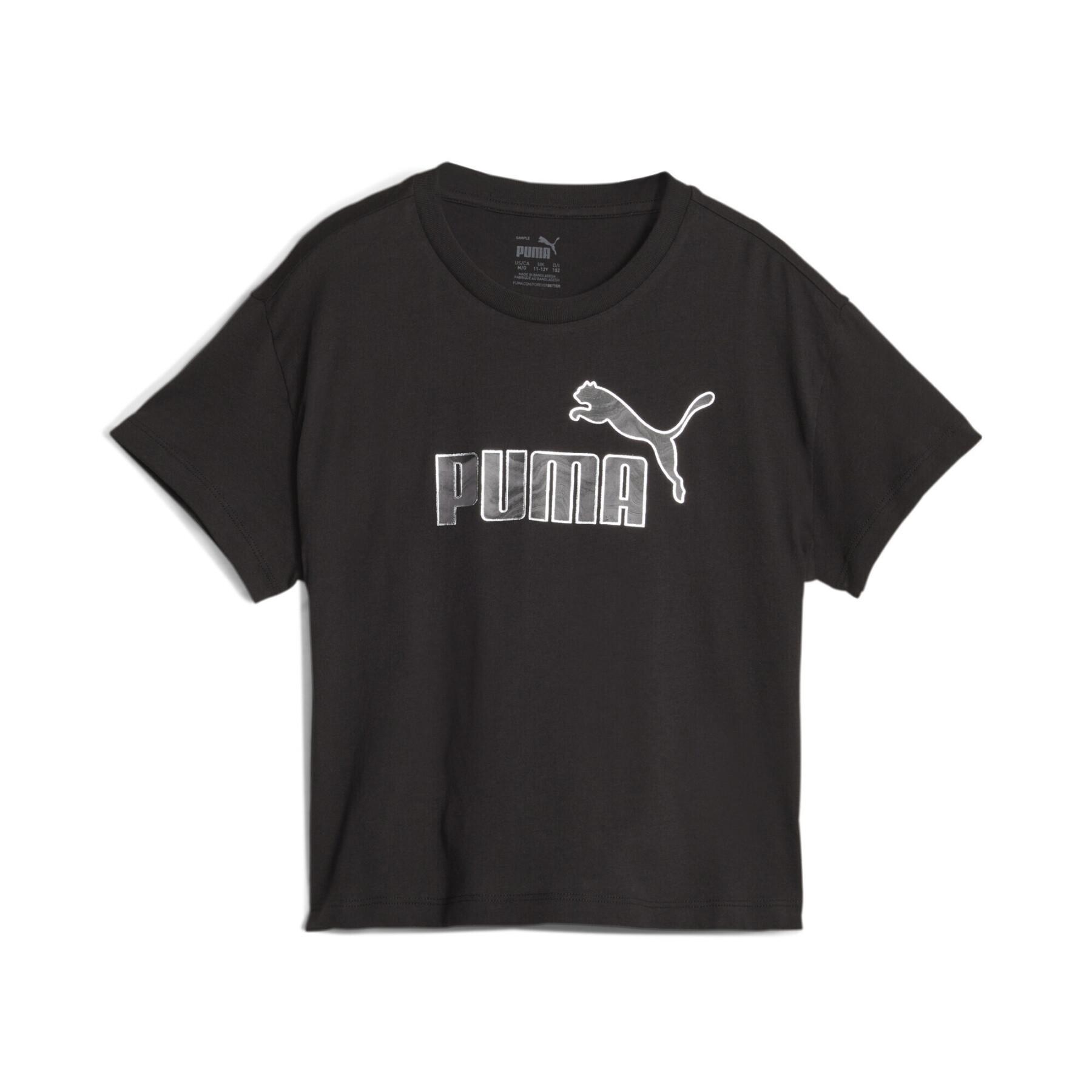Meisjes-T-shirt Puma ESS+ marbleized Relaxed