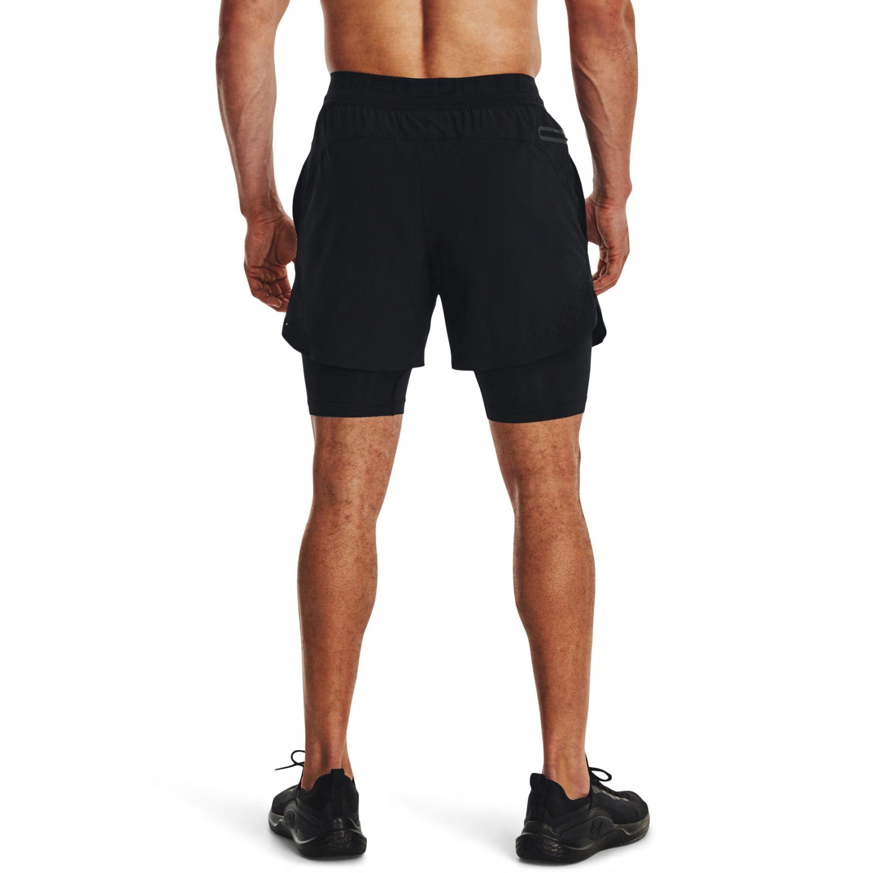2-in-1 geweven shorts Under Armour Peak