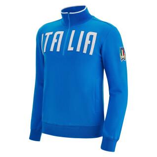 Sweatshirt 1/4 rits katoen Italie Rugby Travel 2022/23