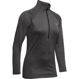 Effen sweatshirt met 1/2 rits voor dames Under Armour Tech