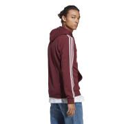 Sweatshirt fleece hoodie met logo adidas Essentials 3-Stripes