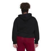 Hooded sweatshirt court à 3 bandes femme adidas Essentials