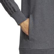 Hooded sweatshirt met rits adidas 3-Stripes Essentials French Terry