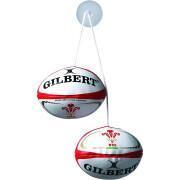 Set van 12 rugbyballen Pays de Galles Dangle