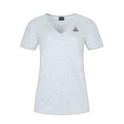 Dames-T-shirt met korte mouwen en v-hals Le Coq Sportif Ess N°2
