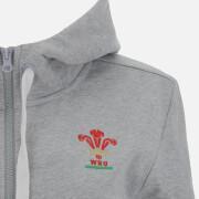Damescapuchon met volledige rits Pays de Galles Rugby XV Merch CA LF