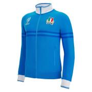 Sweatshirt Katoen met rits Italië Rugby Merch RWC Country 2023