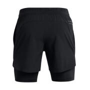 2-in-1 geweven shorts Under Armour Peak
